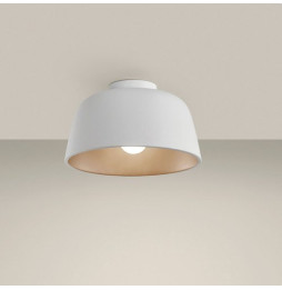 LedsC4 - Plafón MISO 285mm E27 40W blanco oro
