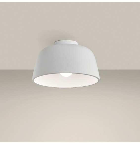 LedsC4 - Plafón MISO 285mm E27 40W blanco