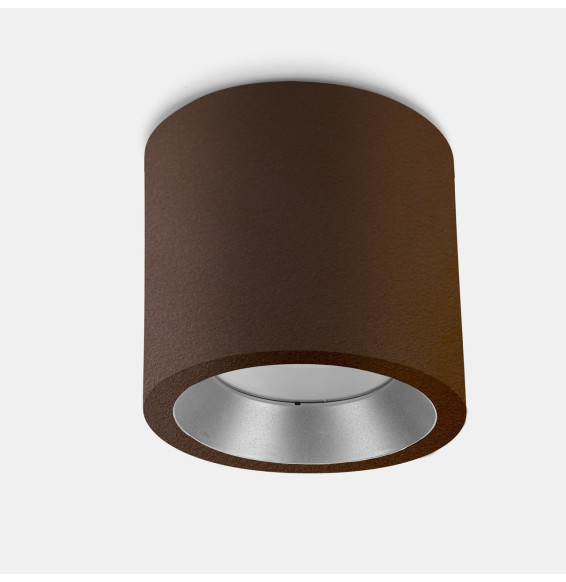 LedsC4 - Plafón IP66 COSMOS LED 168mm LED 23W 4000K marrón 2061lm