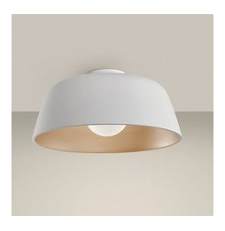 LedsC4 - Plafón MISO 433mm E27 40W blanco oro