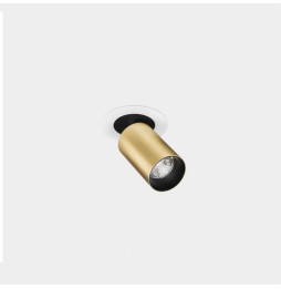 LedsC4 - Proyector ATOM Hide pequeño 12,1W 3000K CRI90 oro 778lm