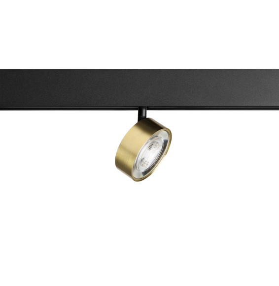 LedsC4 - Proyector carril KIVA 75 bajo voltaje 6,4W 2700K CRI90 DALI oro 458lm