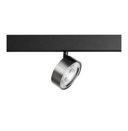LedsC4 - Proyector carril KIVA 95 bajo voltaje 12W 3000K CRI90 níquel satinado 1320lm