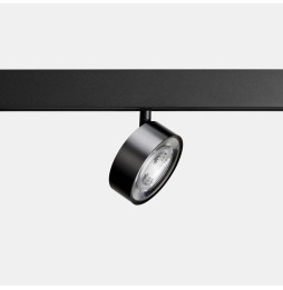 LedsC4 - Proyector carril KIVA 95 bajo voltaje 12W 3000K CRI90 CASAMBI negro 1320lm