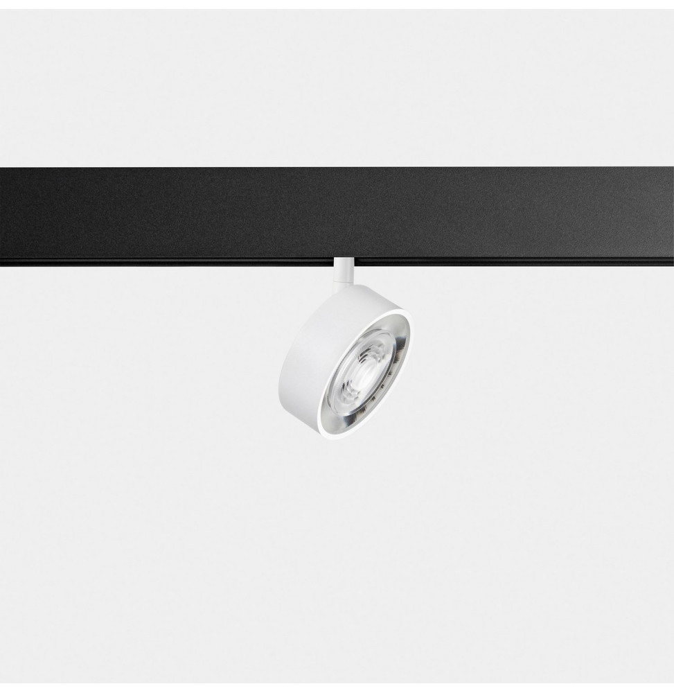 LedsC4 - Proyector carril KIVA 75 bajo voltaje 6,4W 3000K CRI90 CASAMBI blanco 530lm