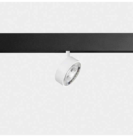 LedsC4 - Proyector carril KIVA 75 bajo voltaje 6,4W 3000K CRI90 CASAMBI blanco 530lm