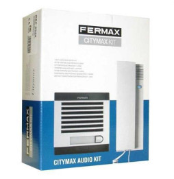 FERMAX - Kit portero CITYMAX 1L AG 230V con teléfono, blanco