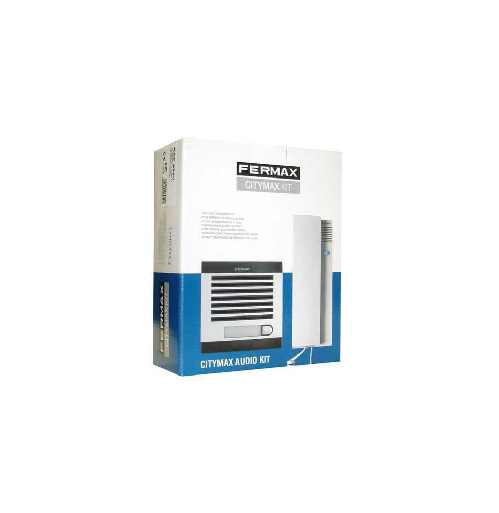 FERMAX - Kit portero CITYMAX 1L AG 230V con teléfono, blanco