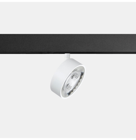 LedsC4 - Proyector carril KIVA 95 bajo voltaje 12W 3000K CRI90 DALI blanco 1320lm