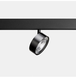 LedsC4 - Proyector carril KIVA 95 bajo voltaje 12W 2700K CRI90 DALI negro 1172lm