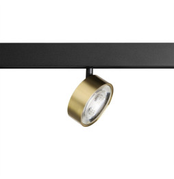 LedsC4 - Proyector carril KIVA 95 bajo voltaje 12W 3000K CRI90 oro 1320lm