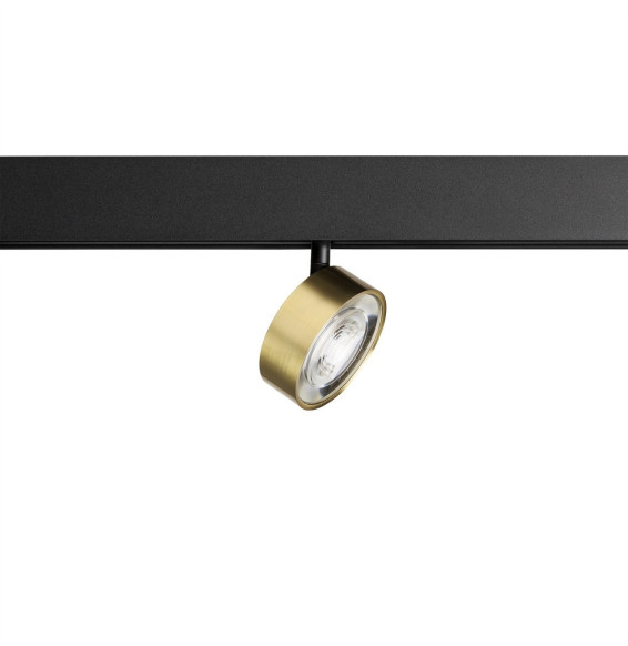 LedsC4 - Proyector carril KIVA 75 bajo voltaje 6,4W 3000K CRI90 oro 530lm