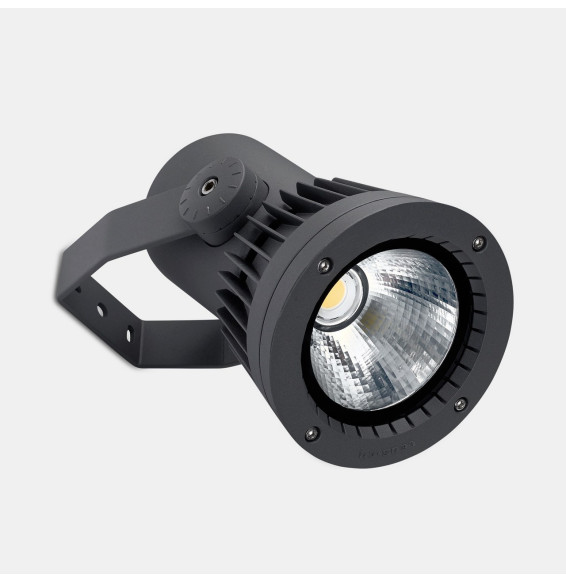 LedsC4 - Proyector IP66 HUBBLE Cob LED 234mm LED 92W 2700K DALI gris urbano 9931lm