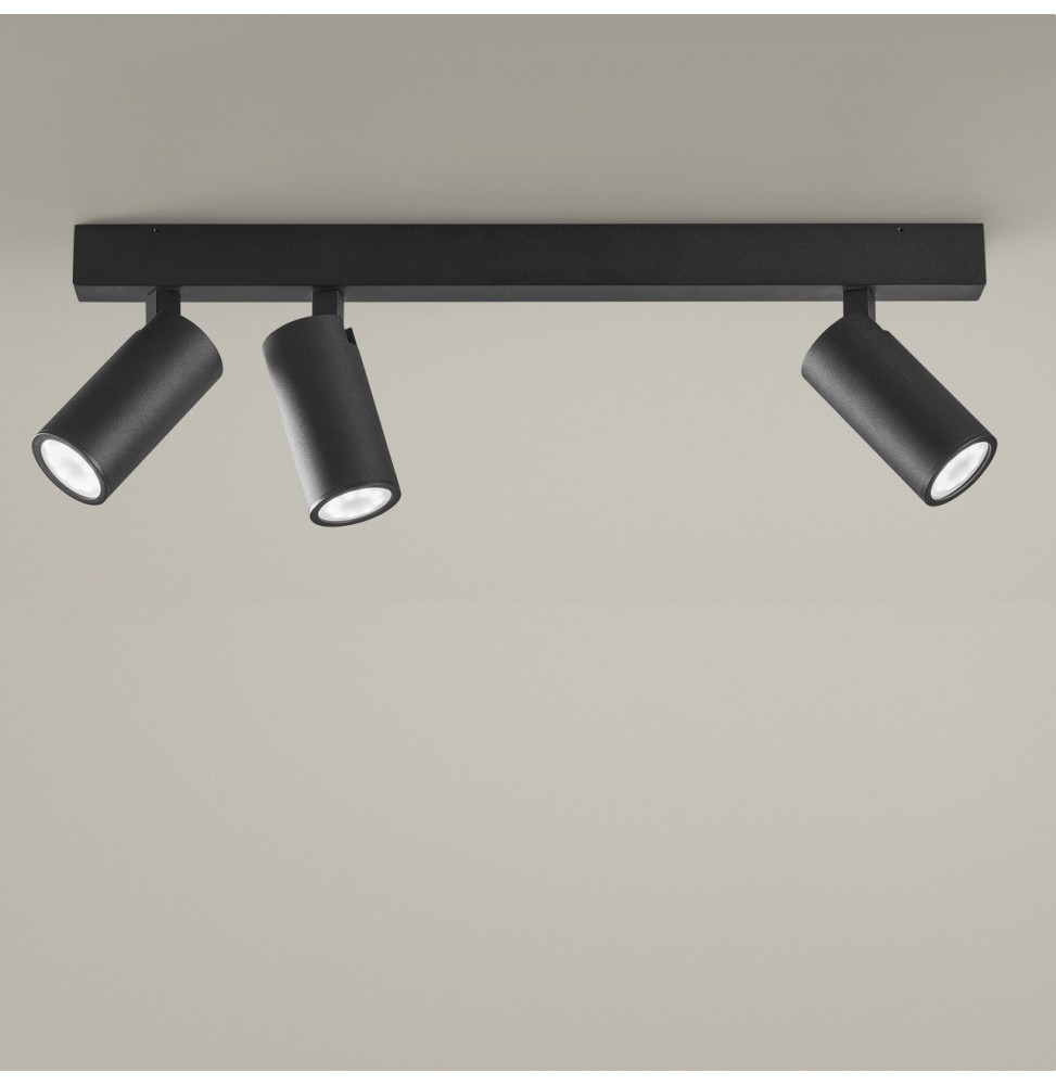 LedsC4 - Proyector SIMPLY 3x7W negro mate