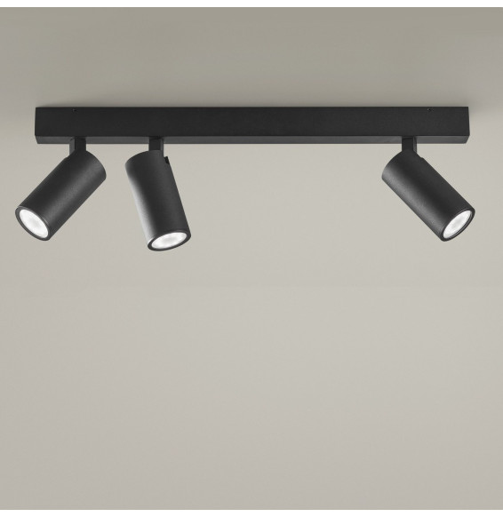 LedsC4 - Proyector SIMPLY 3x7W negro mate