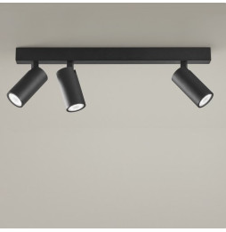 LedsC4 - Proyector SIMPLY 3x7W negro mate