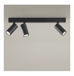 LedsC4 - Proyector SIMPLY 3x7W negro mate