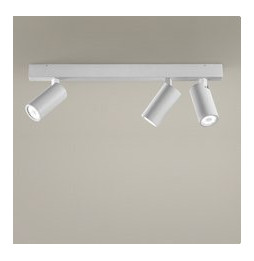 LedsC4 - Proyector SIMPLY 3x7W blanco mate