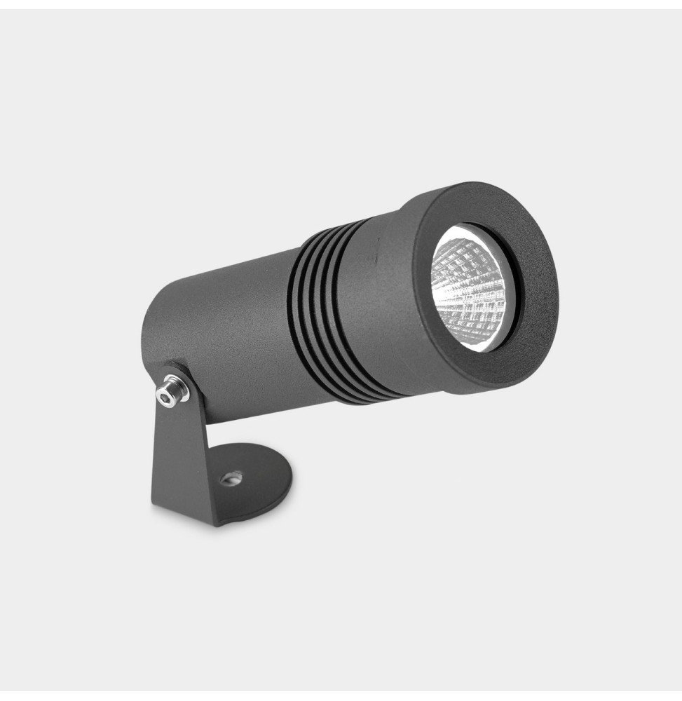 LedsC4 - Proyector IP66 MICRO 70mm LED 6W 3000K 643lm gris urbano LedsC4 - Proyector IP66 MICRO 70mm LED 6W 3000K 643lm gris urbano
