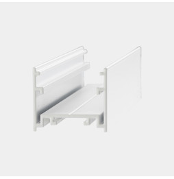 LedsC4 - Sistema lineal TAGLIO Di Luce Custom Size 35mm Trim blanco