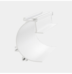 LedsC4 - Sistema lineal TAGLIO Di Luce Custom Size Indirect empotrable blanco