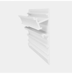 LedsC4 - Sistema lineal TAGLIO Di Luce Custom Size Indirect superficie blanco