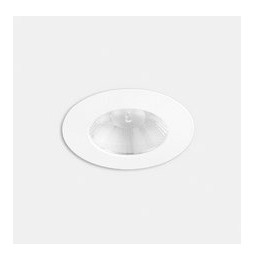 LedsC4 - Downlight PLAY Flat redondo fijo 11,9W 2700K CRI90 33,3 corte de fase blanco IP54 1213lm
