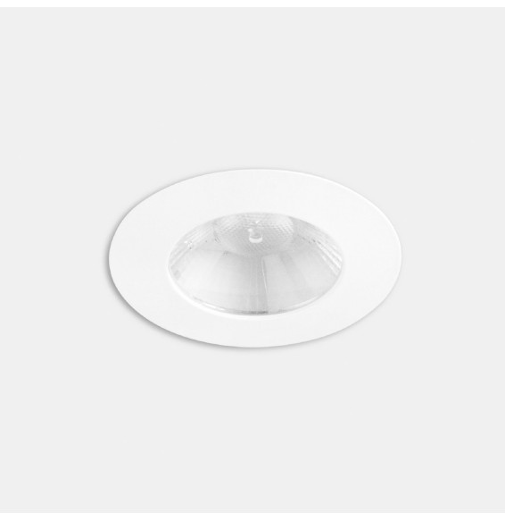 LedsC4 - Downlight PLAY Flat redondo fijo 11,9W 2700K CRI90 44,4 corte de fase negro IP54 1194lm