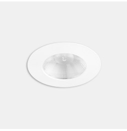 LedsC4 - Downlight PLAY Flat redondo fijo emergencia 6,4W 4000K CRI90 27,8 negro IP54 663lm