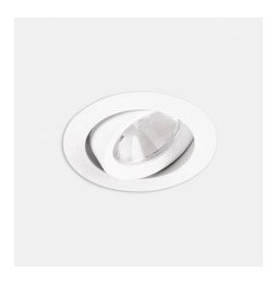 LedsC4 - Downlight PLAY Flat redondo 11,9W 3000K CRI90 44,4 corte de fase blanco IP23 1297lm