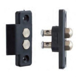 FERMAX - Contacto doble 2CN negro