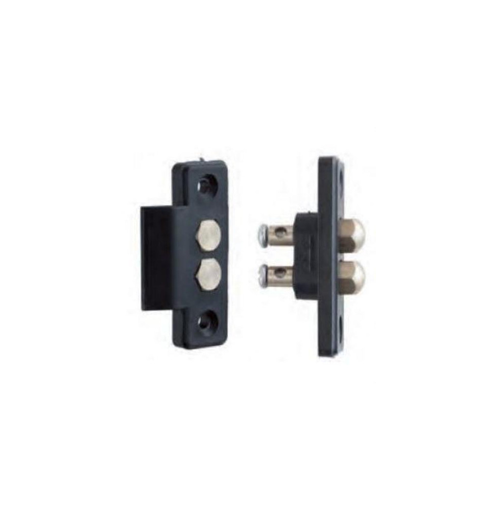 FERMAX - Contacto doble 2CN negro