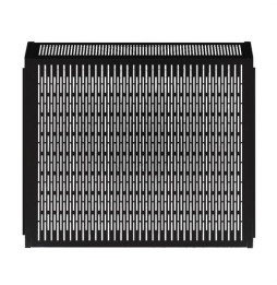 ROINTE - Rejilla protectora serie D 1260x660x150 para radiador negro