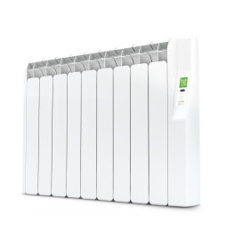 ROINTE - Emisor térmico eléctrico digital KYROS 9 elementos 990W blanco de bajo consumo