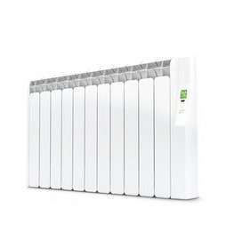 ROINTE - Emisor térmico eléctrico digital KYROS 13 elementos 1430W blanco de bajo consumo