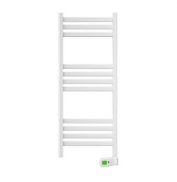ROINTE - Radiador toallero eléctrico digital KYROS 500W 1300mm blanco