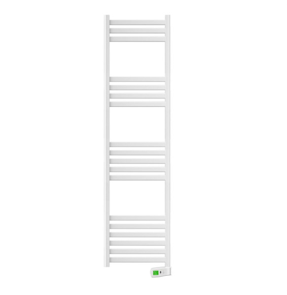 ROINTE - Radiador toallero eléctrico digital KYROS 1000W 1900mm blanco