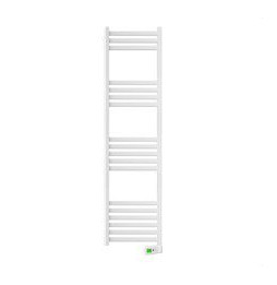 ROINTE - Radiador toallero eléctrico digital KYROS 1000W 1900mm blanco