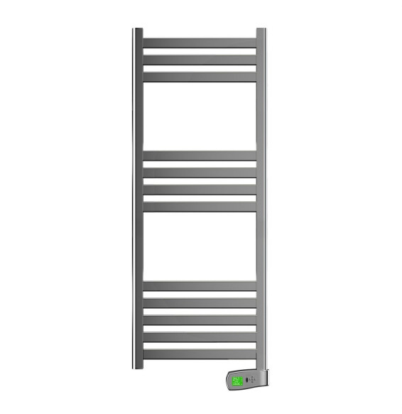 ROINTE - Radiador toallero eléctrico digital KYROS 300W 1300mm cromado