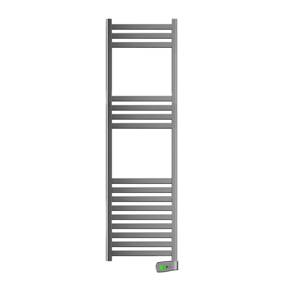 ROINTE - Radiador toallero eléctrico digital KYROS 500W 1700mm cromado