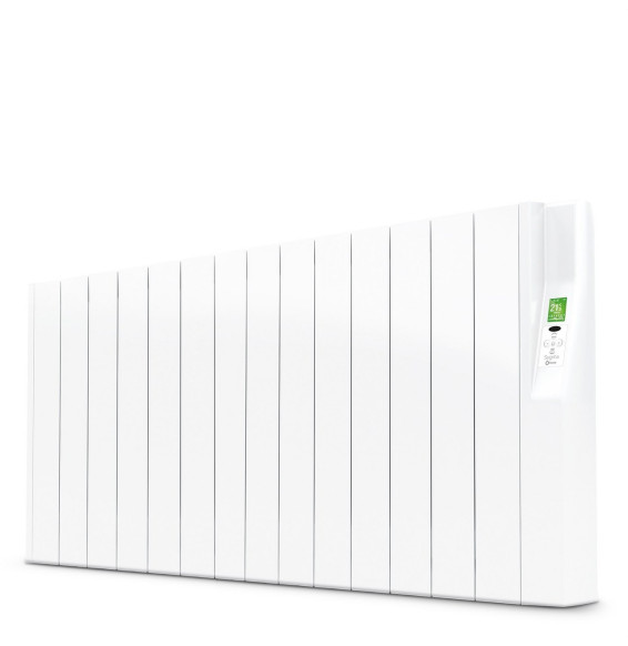 ROINTE - Emisor térmico eléctrico digital SYGMA par 14 elementos 1540W blanco de bajo consumo