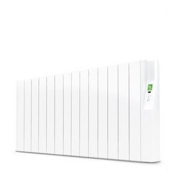 ROINTE - Emisor térmico eléctrico digital SYGMA par 14 elementos 1540W blanco de bajo consumo