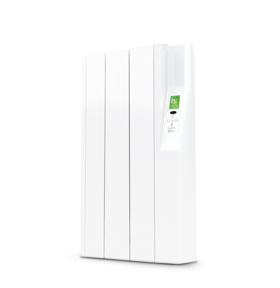 ROINTE - Emisor térmico eléctrico digital SYGMA impar 330W 3 elementos blanco de bajo consumo 575x345x98mm