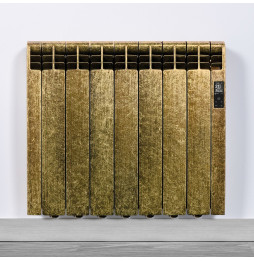 ROINTE - Emisor térmico eléctrico Serie D con 7 elementos 770W cuero vibrado