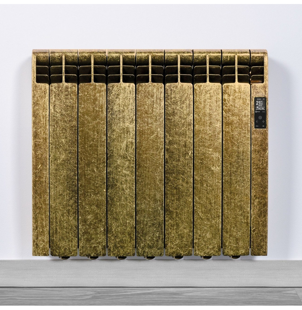 ROINTE - Emisor térmico eléctrico Serie D con 7 elementos 770W cuero vibrado