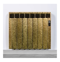 ROINTE - Emisor térmico eléctrico Serie D con 7 elementos 770W cuero vibrado