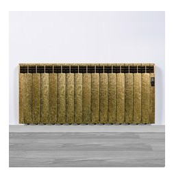 ROINTE - Emisor térmico eléctrico Serie D con 15 elementos 1600W cuero vibrado