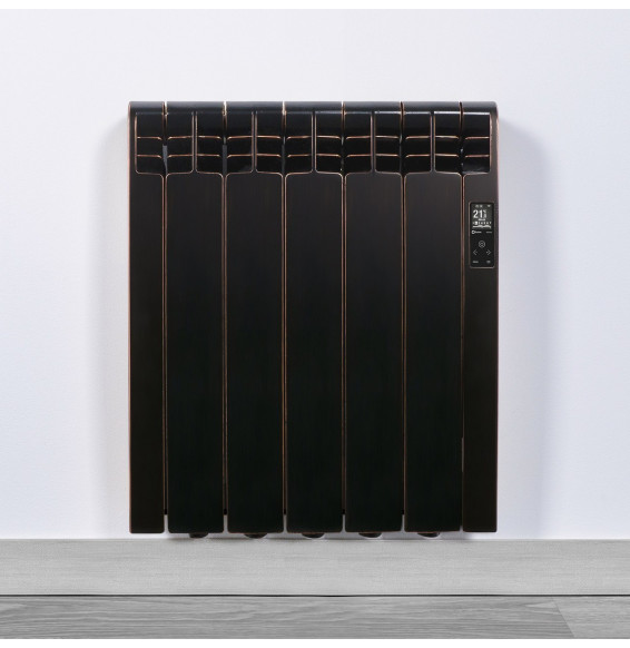 ROINTE - Emisor térmico eléctrico Serie D con 5 elementos 550W cobre maldivas