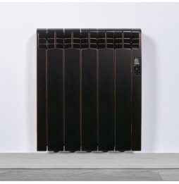 ROINTE - Emisor térmico eléctrico Serie D con 5 elementos 550W cobre maldivas