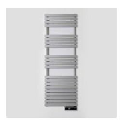 ROINTE - Radiador toallero eléctrico Serie D texturizado GRAPHITE GREY DT-7042 600W 1700mm verde